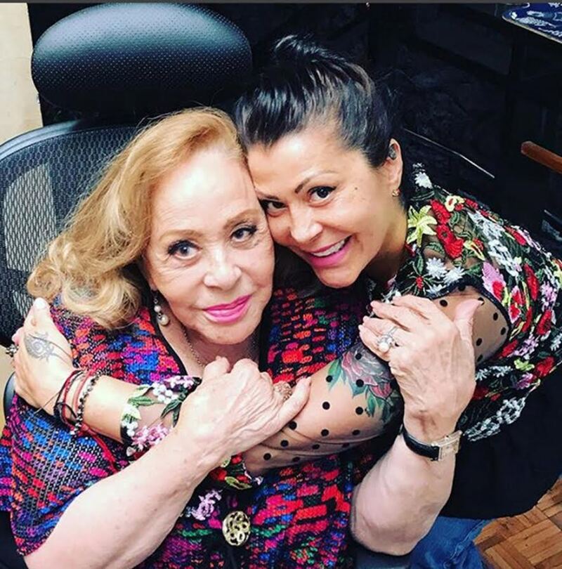 Silvia Pinal y Alejandra Guszmán
