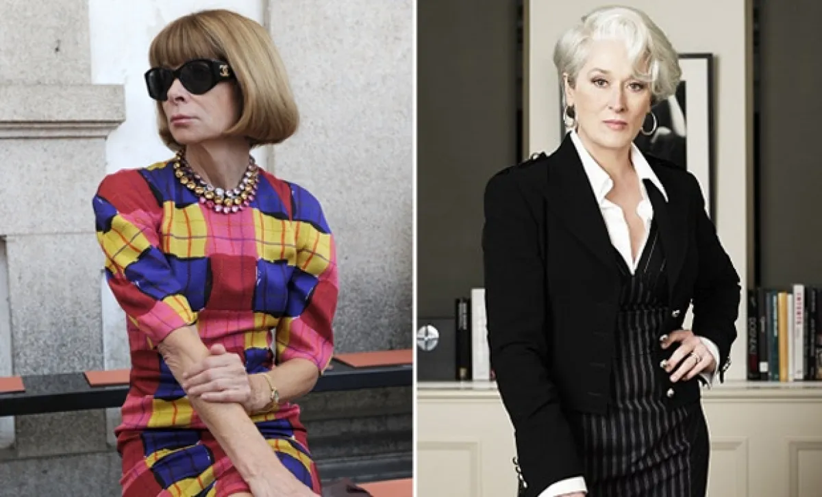 Anna Wintour y Miranda Pristley tienen mucho en común, pero ¿una es el reflejo de la otra?