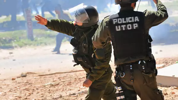 Protestas en Bolivia.