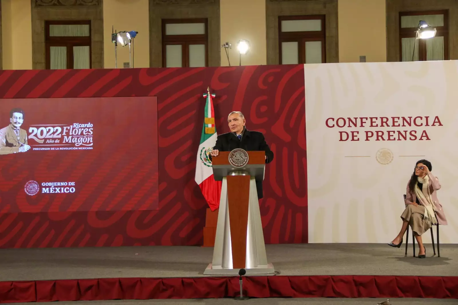 Adán Augusto López y Luisa María Alcalde
