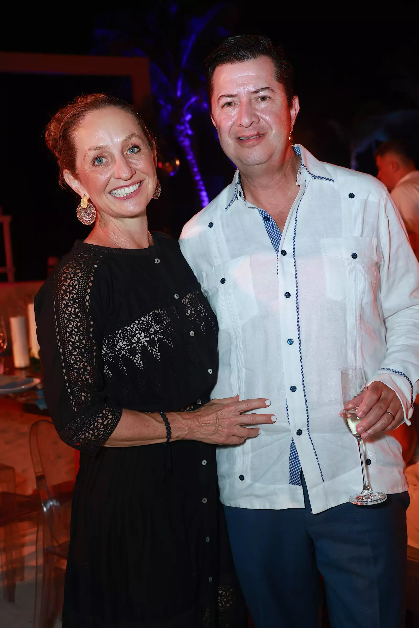 Gaby Sayago y Enrique Hernández 