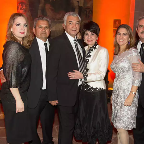 Edna López de Longoria,César Longoria,Andres Moreno,Ernestina de Moreno,Patricia Garza,Jesus Guzmán