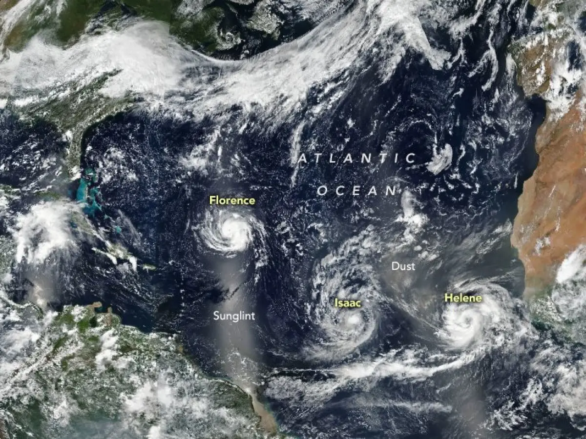 Florence, Isaac y Helene 