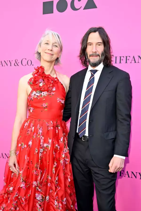 El actor Keanu Reeves y su novia Alexandra Grant en una gala en Los Ángeles
