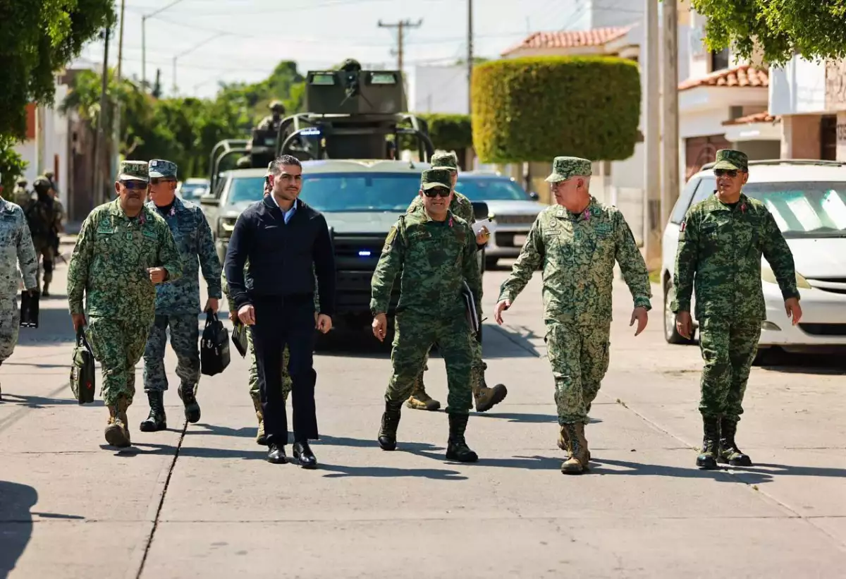 García Harfuch y Militares en Sinaloa (2)
