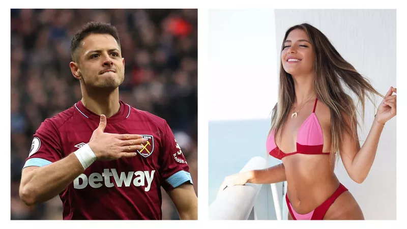 Chicharito Hernández y Sarah Kohan