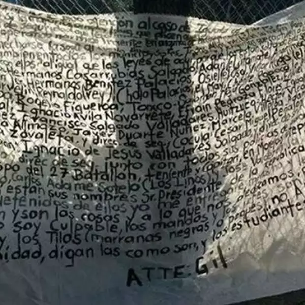 manta, ayotzinapa, gil