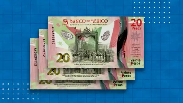 El nuevo billete de 20 pesos es alusivo al Bicentenario de la Consumación de la Independencia de México.