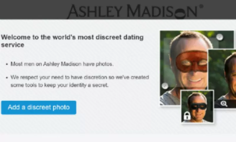 La nueva herramienta de "foto discreta" te permite elegir dos máscaras diferentes. (Foto: Ashley Madison )