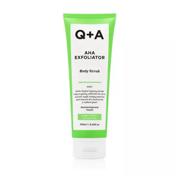 Q+A AHA Exfoliator Body Scrub