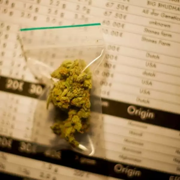 marihuana menu Amsterdam