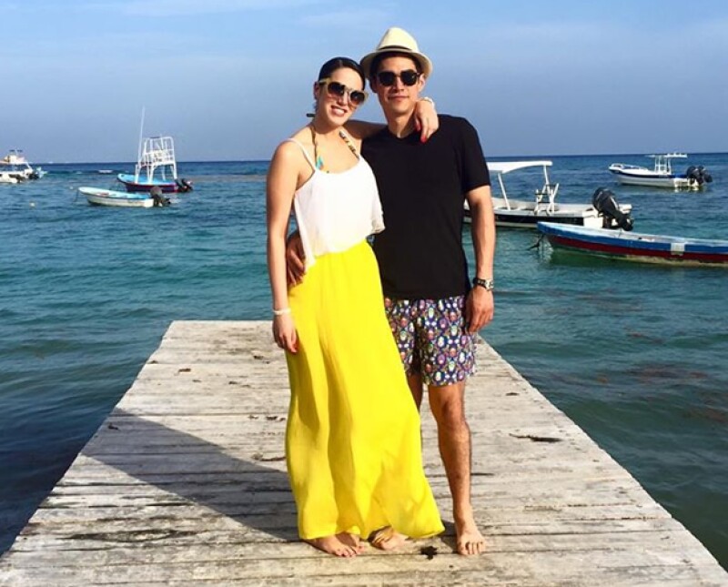 Ana Victoria González y su novio Gerardo Garza