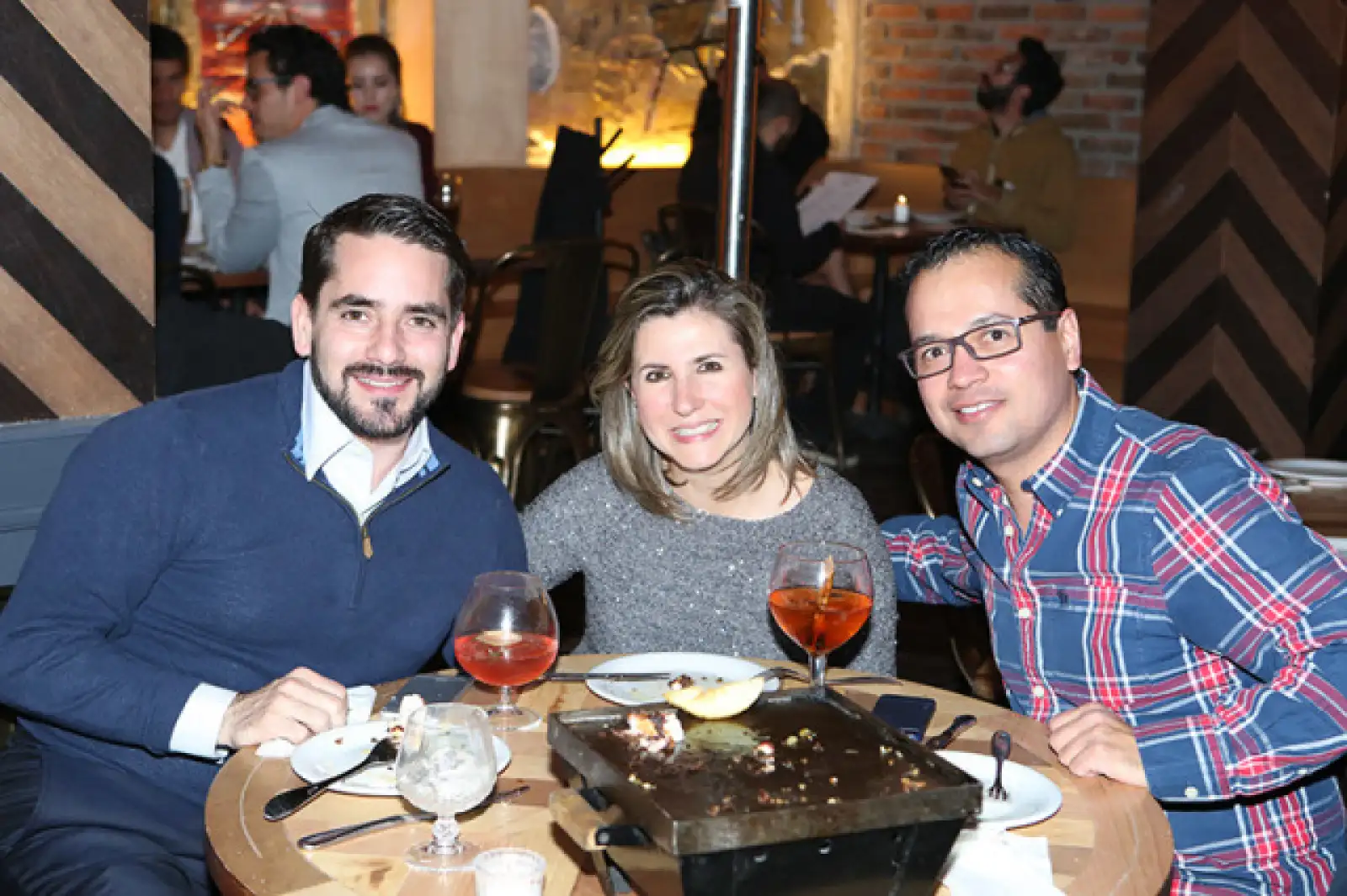 Giuseppi Ojeda, Cyndi Arcaute y Enrique Barrasa