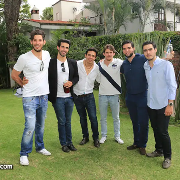 Pedro Salcedo,Goyo Malloy,Chavo Chavoya,Pepe Garciarce,Rodrigo Cárdenas y César Loza
