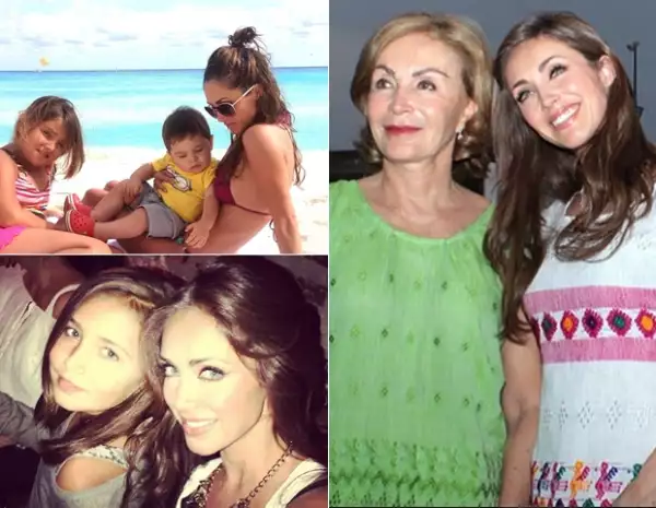 Por medio de Instagram, Anahí ha demostrado la importancia que tiene la familia en su vida.