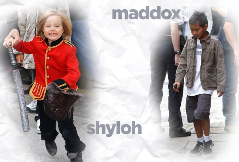 Los niños Jolie-Pitt tienen un estilo propio.