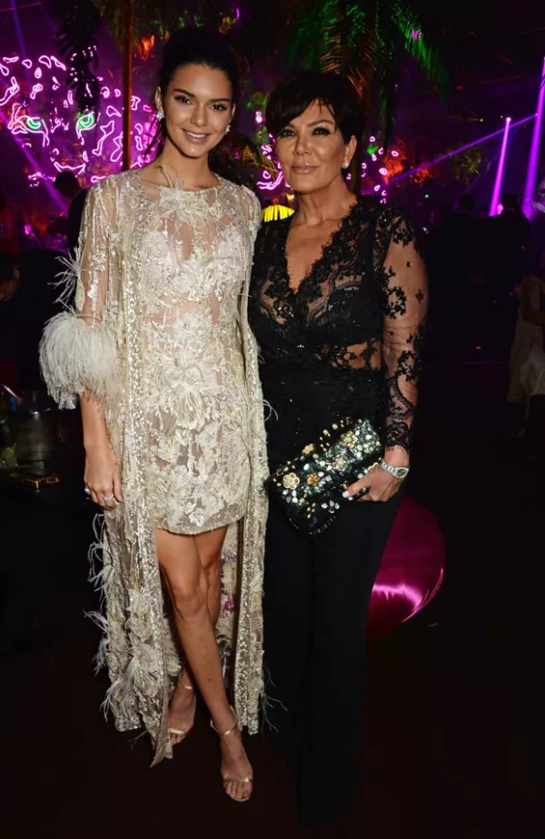 En la fiesta también estuvo presente Kris Jenner.