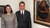 El ex presidente de México Ernesto Zedillo y su esposa Nilda Patricia Velasco