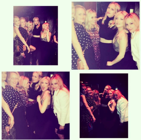 Kate Hudson también felicito a su amiga Reese.