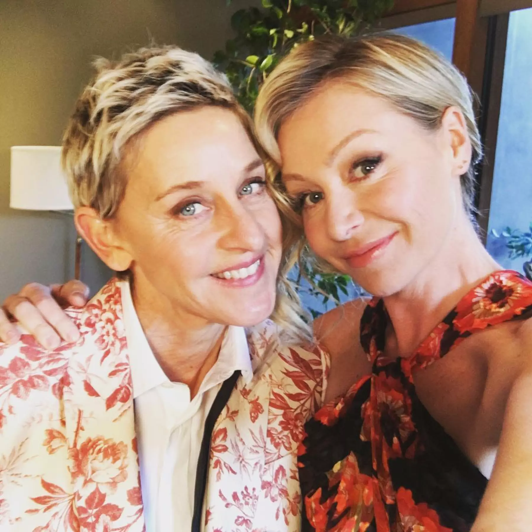 Ellen DeGeneres y Portia de Rossi.