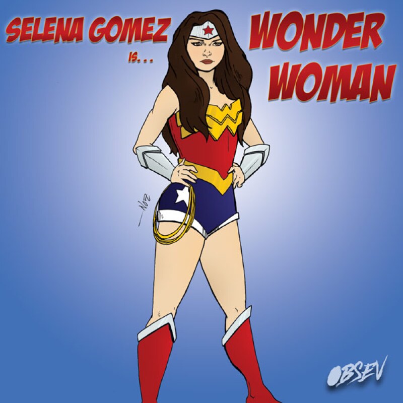 La Mujer Maravilla es Selena Gomez.