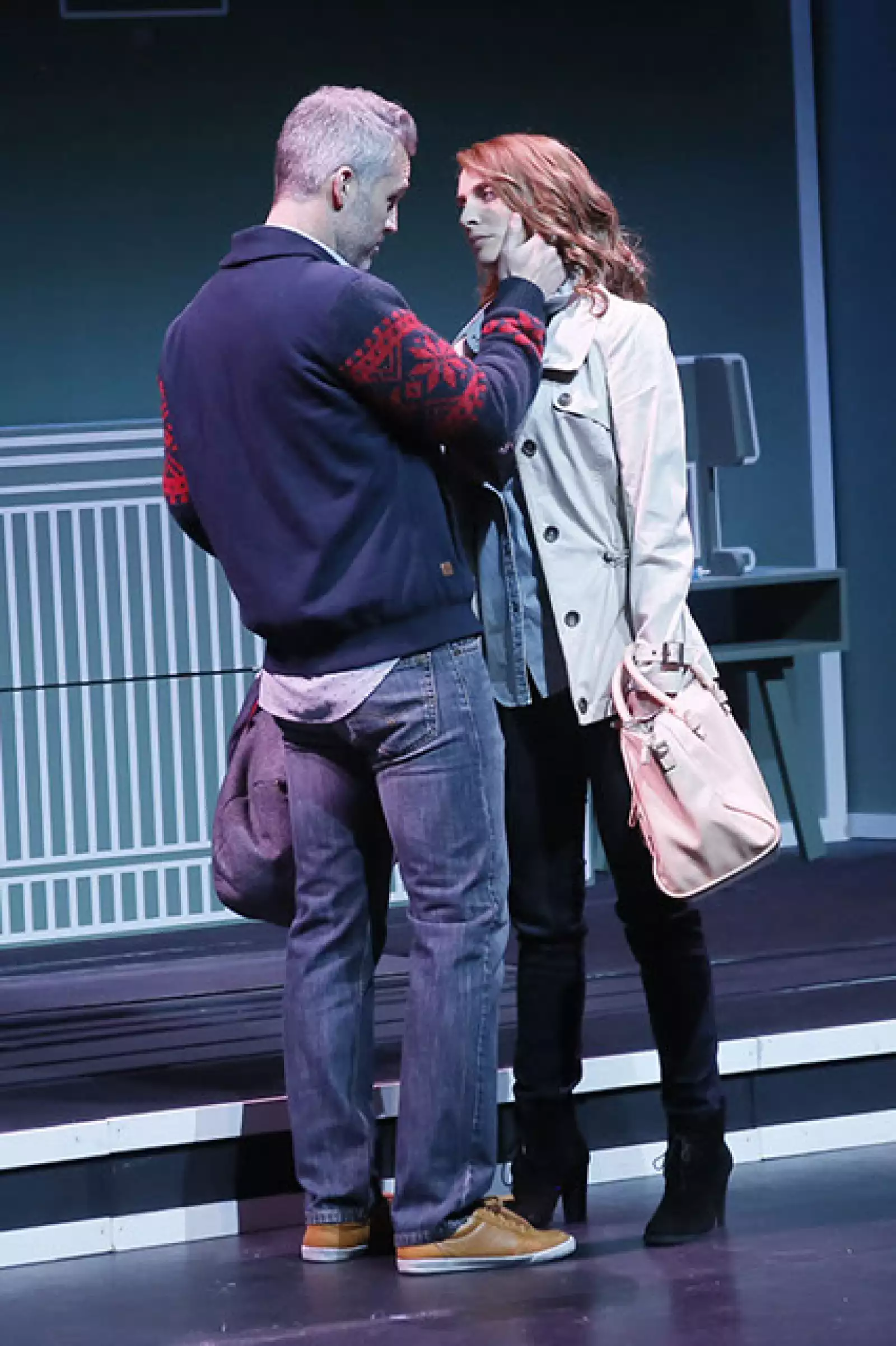 Juan Pablo Medina e Irán Castillo