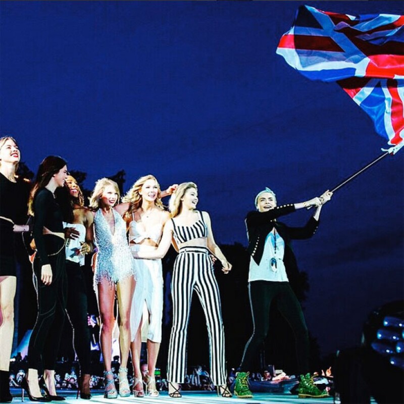 El girl squad en el concierto de Taylor Swift.
