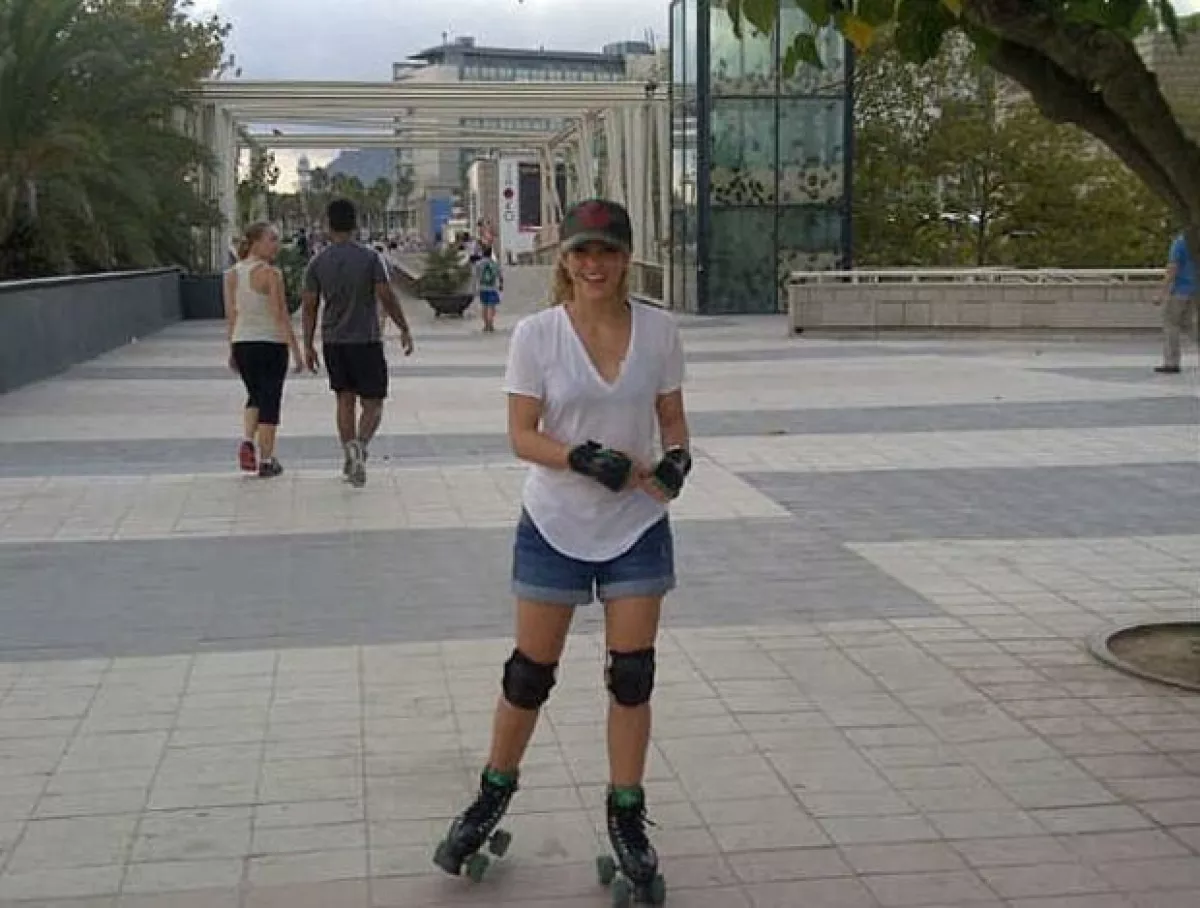 Shakira también es fan del patinaje sobreruedas y hielo.