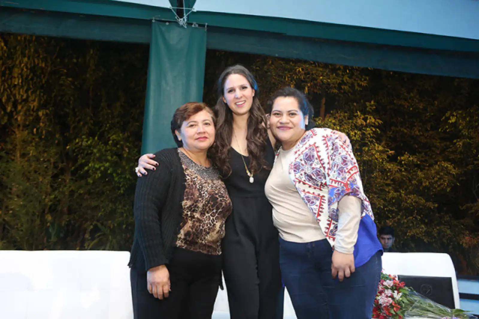 María Antonia Vázquez, Nicole Terrein y Karina Aguilar