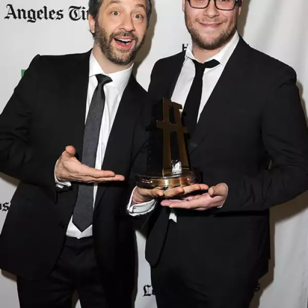 Judd Apatow y Seth Rogen.
