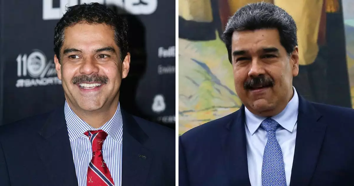 Javier Alatorre y Nicolás Maduro 