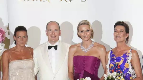 Estefanía de Mónaco, príncipe Alberto, Charlene y Carolina de Mónaco