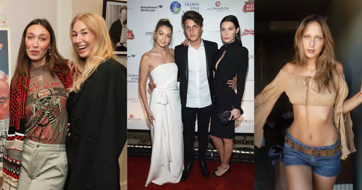 Los seis hermanos Hadid mantienen una relación cercana a pesar de sus diferencias de edad. 