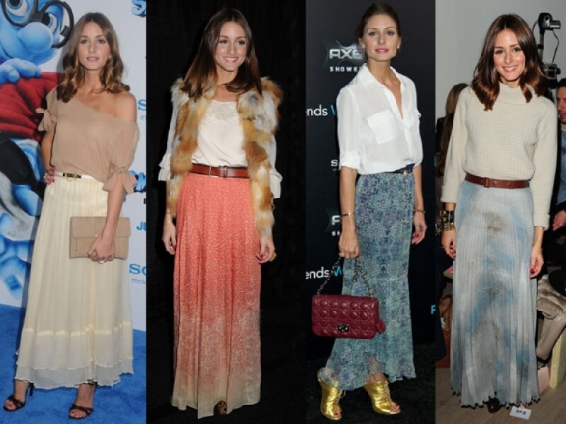 En ocasiones Olivia presume un estilo boho-chic.