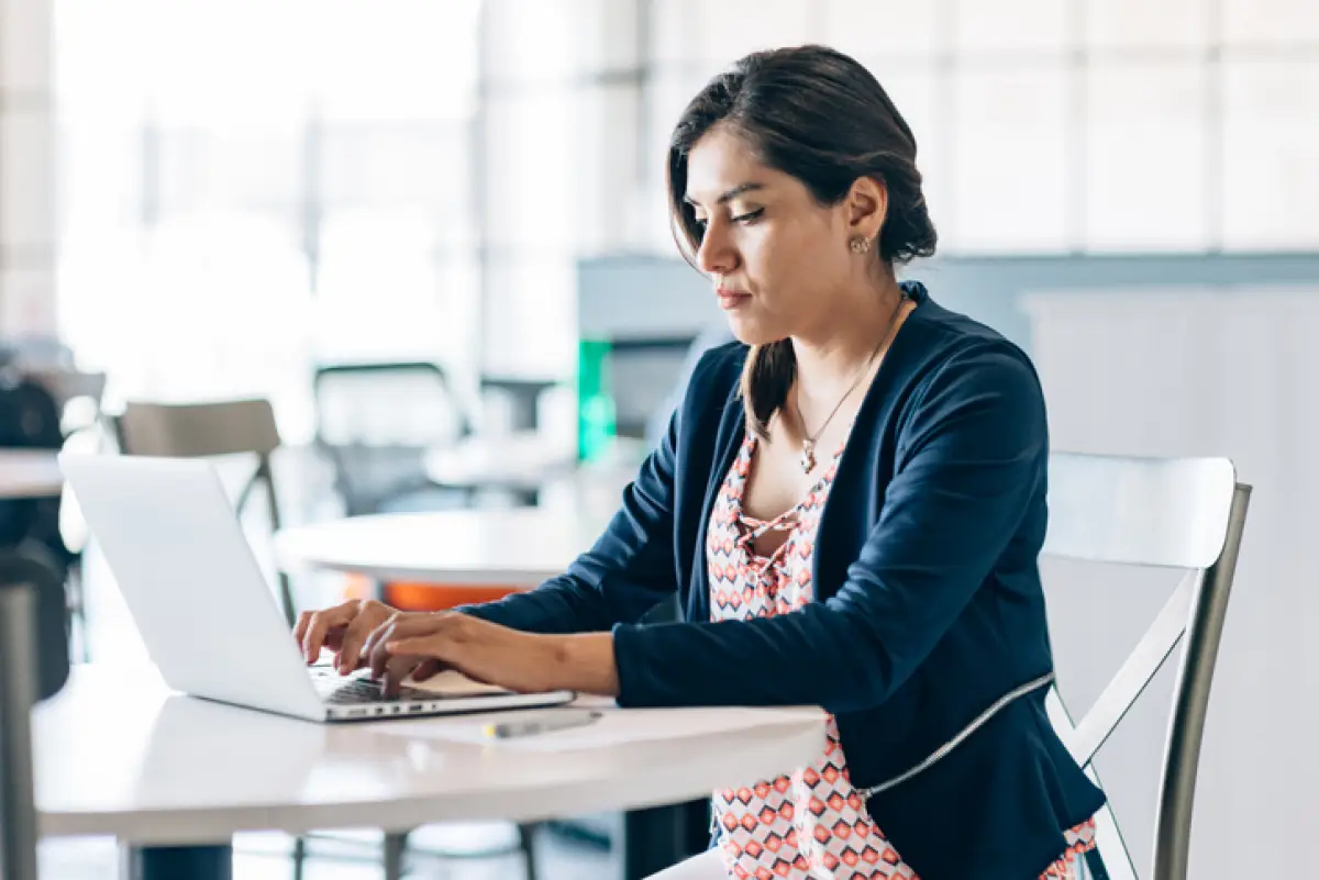 Businesswoman working in office