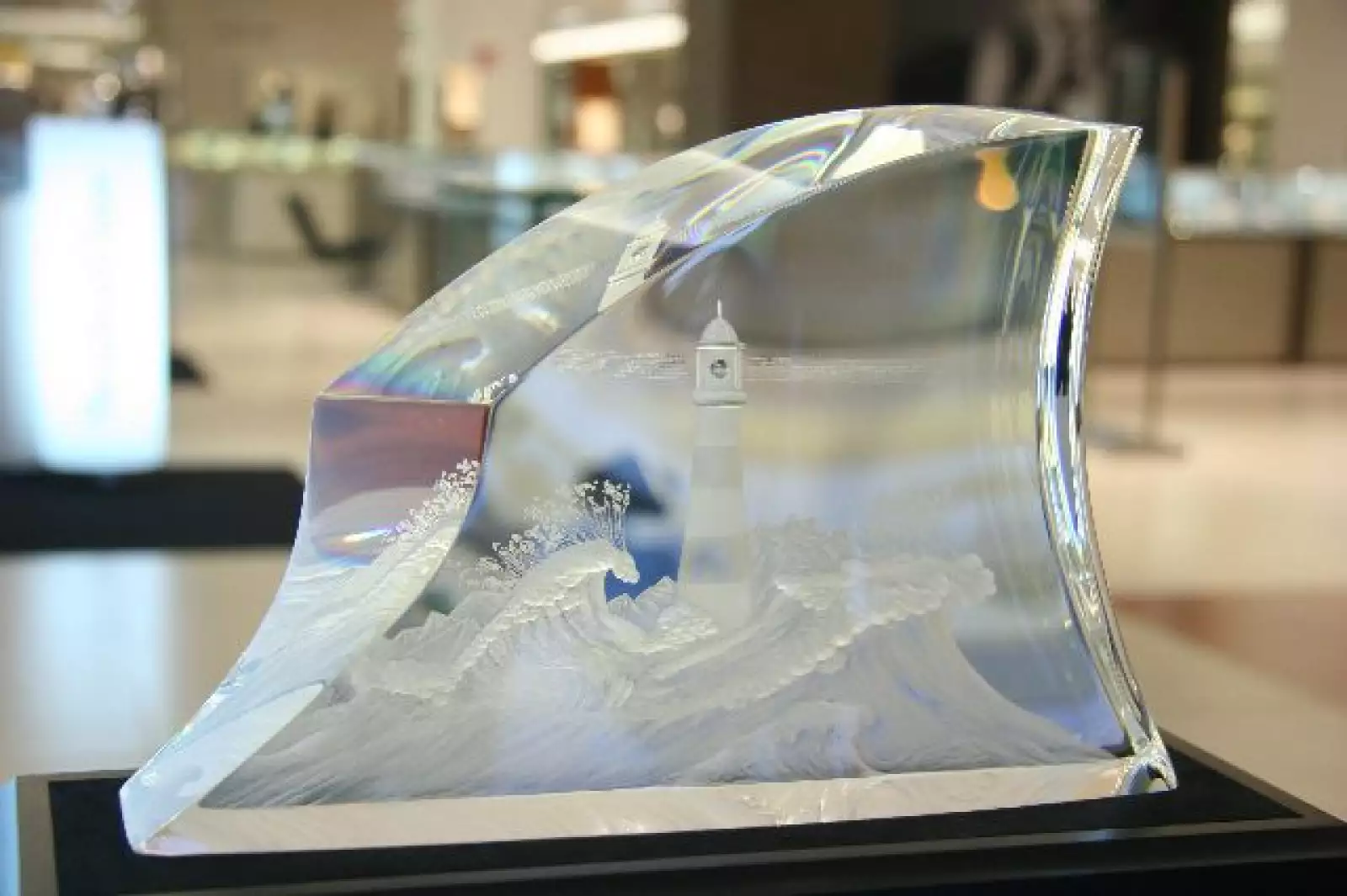 Presentación Steuben Glass.