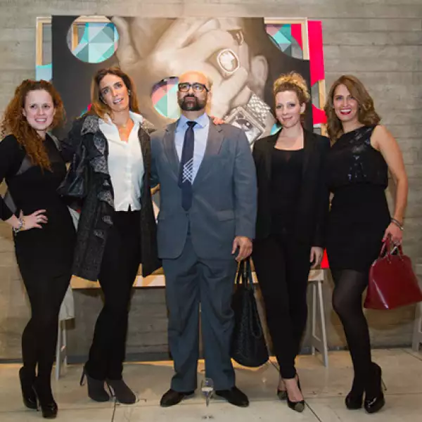 Ruth Salmón, María Colla, Héctor Falcón, Zarina Rivera y Mónica Salmón