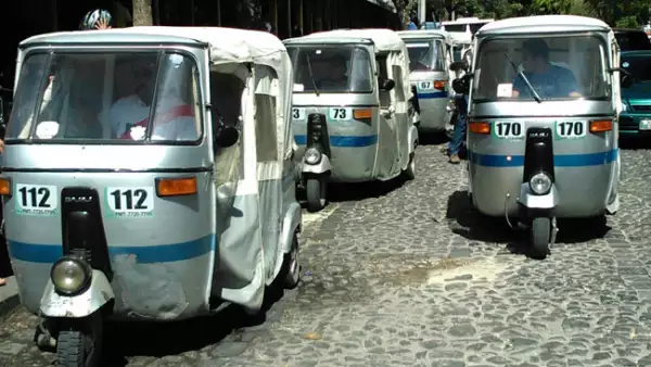 Los mototaxis se han convertido en el principal medio de transporten varias ciudades de Guatemala