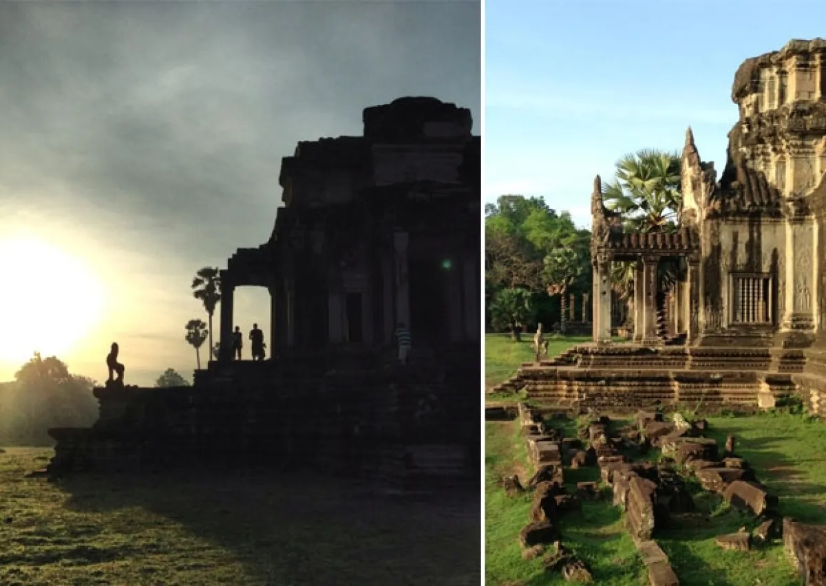 El templo Angkor Wat en Camboya.