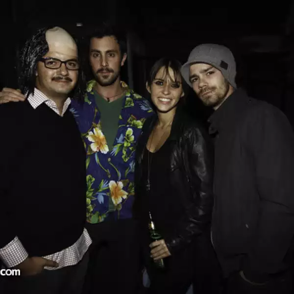 Enrique Beas,Guillermo Paredes,Mari Paz Cortés y Stephen Etien