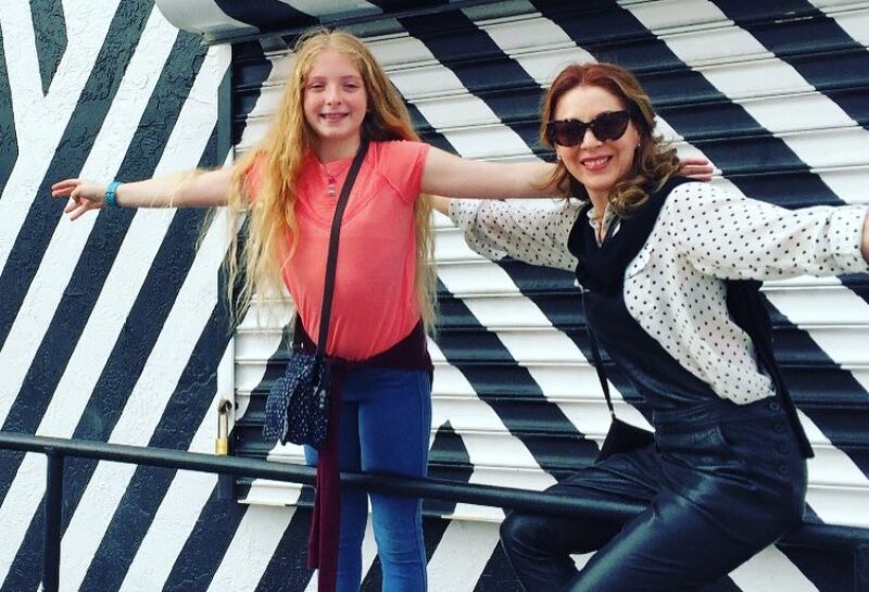 Edith González y su hija, Constanza