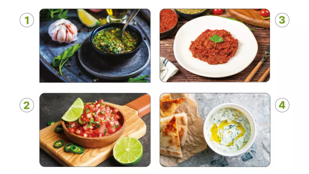 salsas más famosas: