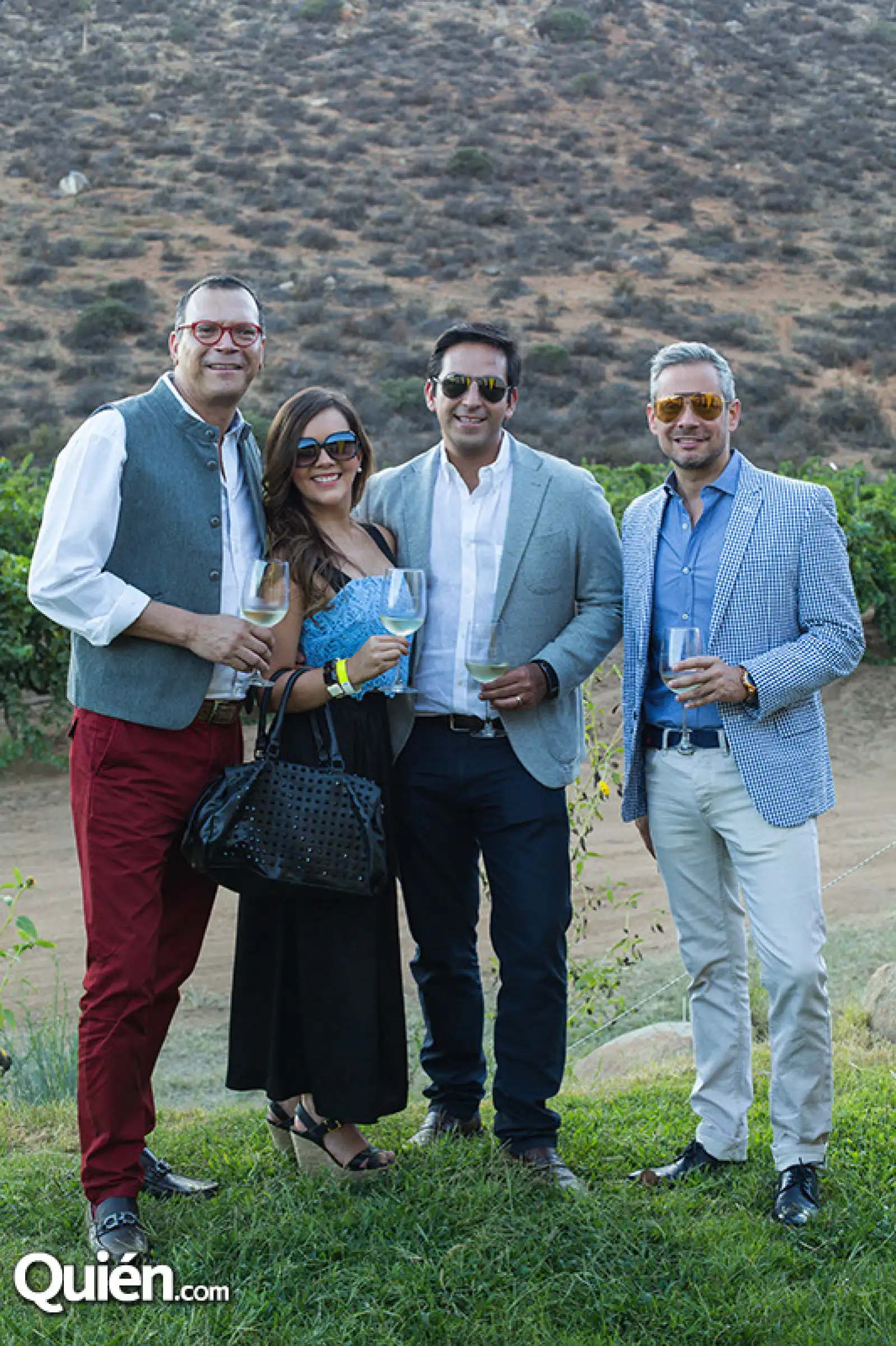 Bruce Llames,Erika Huitrón,Alberto Wheeler y Guillermo Rojas