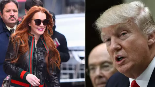 Lindsay Lohan y Donald Trump