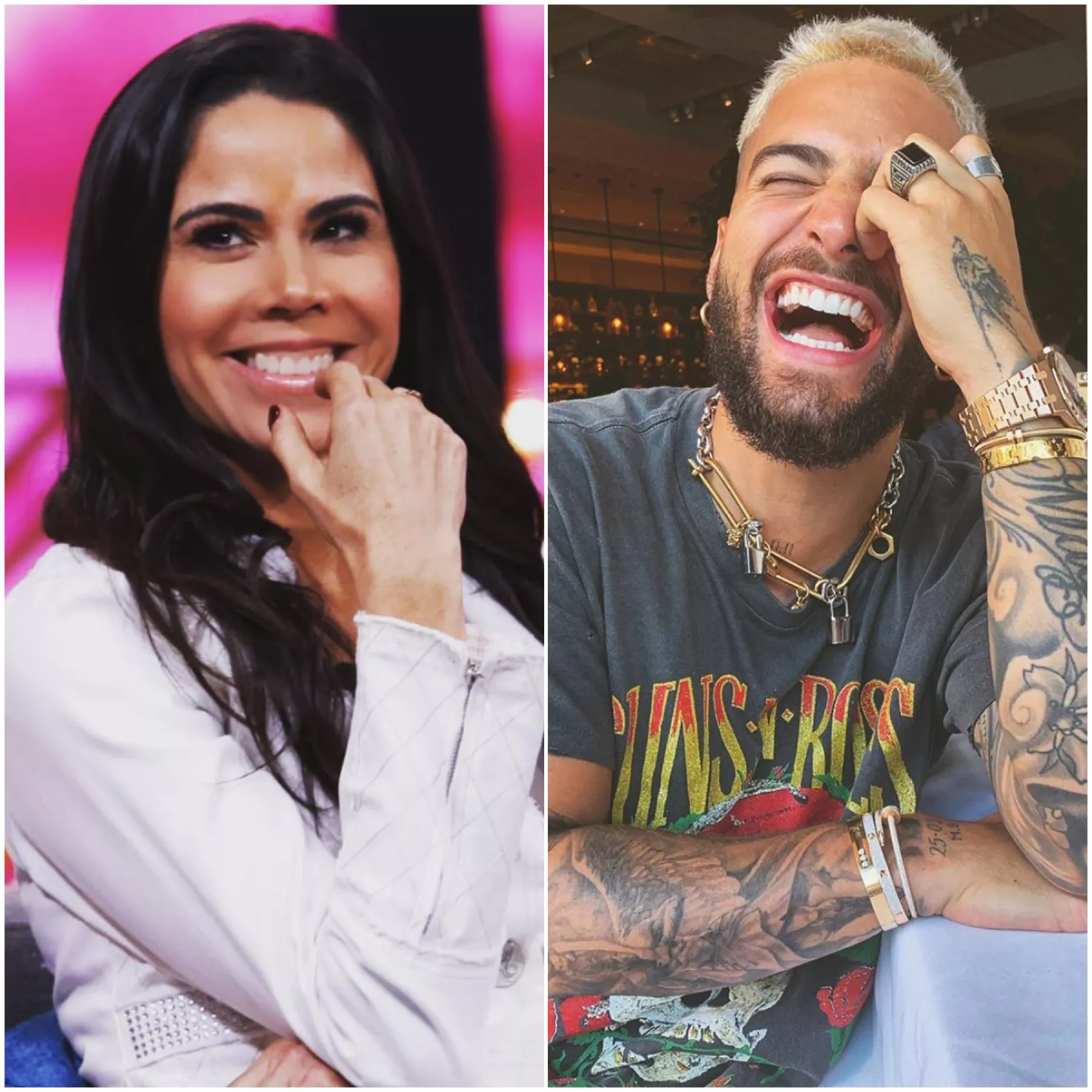 Paola Rojas y Maluma