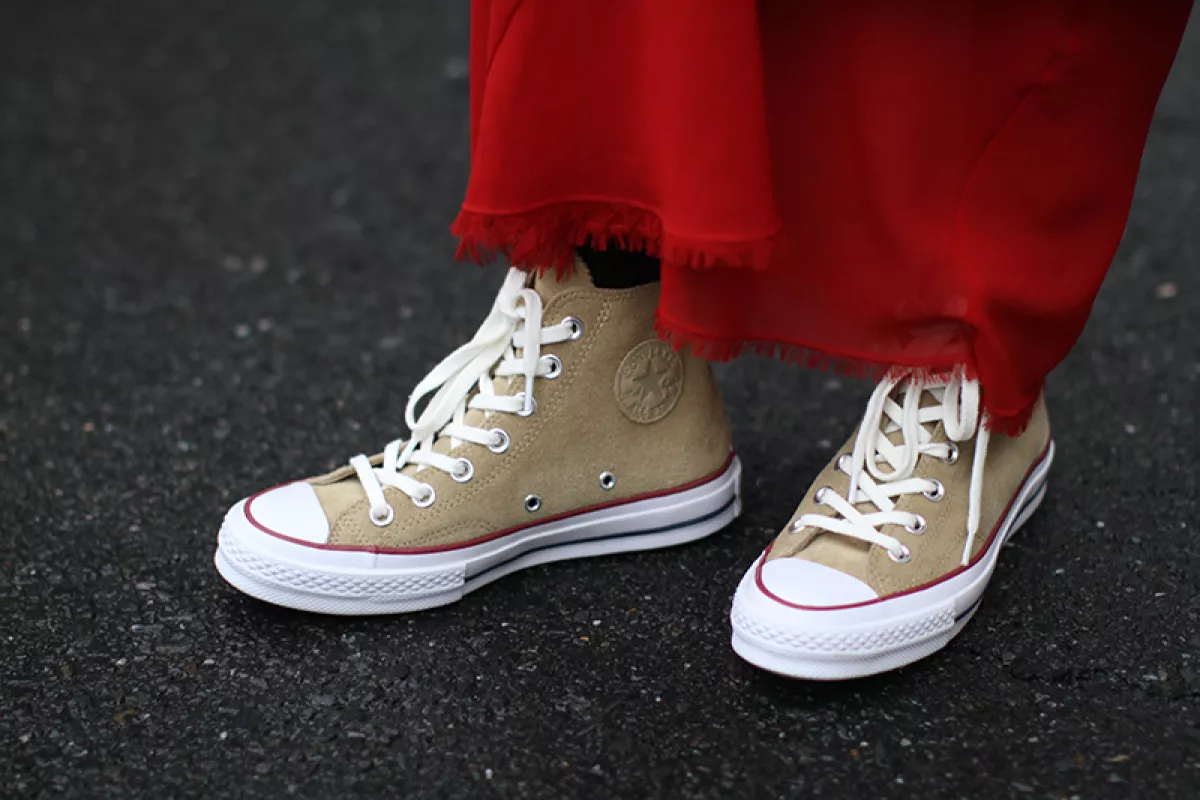 Street Style, Fall Winter 2018, Tokyo Fashion Week, Japan - 20 Mar 2018