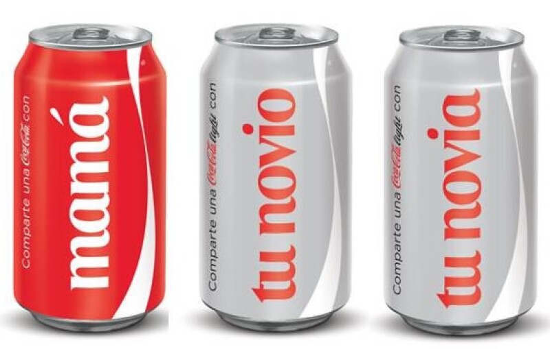 Entre los nuevos nombres también están Caro, Valeria, Chava, Toño, Santi y otros. (Foto: Cortesía Coca-Cola México)