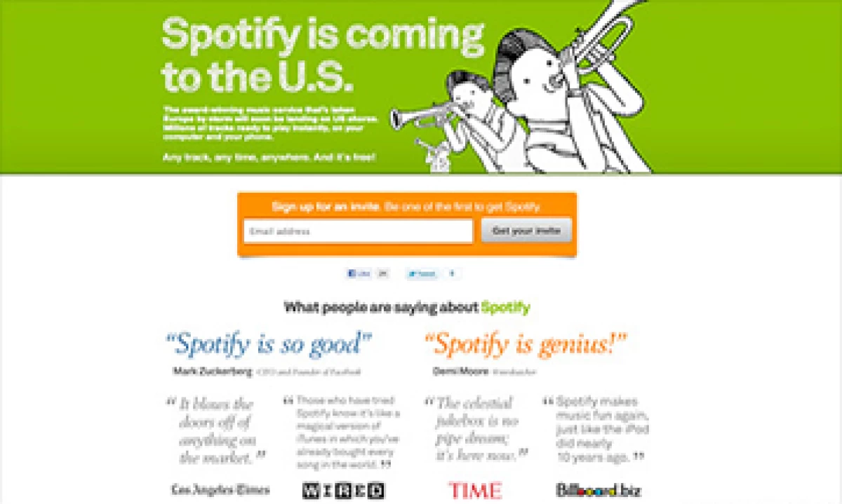 En EU, Spotify enfrentará la competencia de los servicios de Pandora y Rhapsody. (Foto: Cortesía CNNMoney)