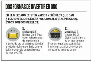 Dos formas de invertir en oro