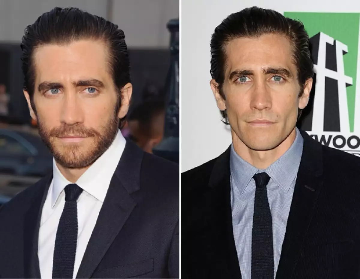 El actor se presentó a mediados de septiembre en la premiere de "Prisoners" con su barba y peso regular. Pero el lunes, en una gala, lució mucho más delgado.